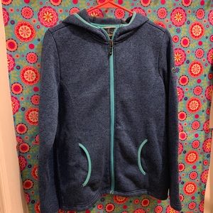 Heather Blue Workout Hoodie